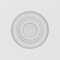 Ekena Millwork Standard Sedgwick Bullseye Rosette with Square Edge, 4"W x 4"H x 1"P ROSP040X040X100SDG02 - alternate 2